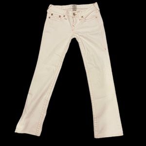 True Religion white “Johnny” jeans sz. 28